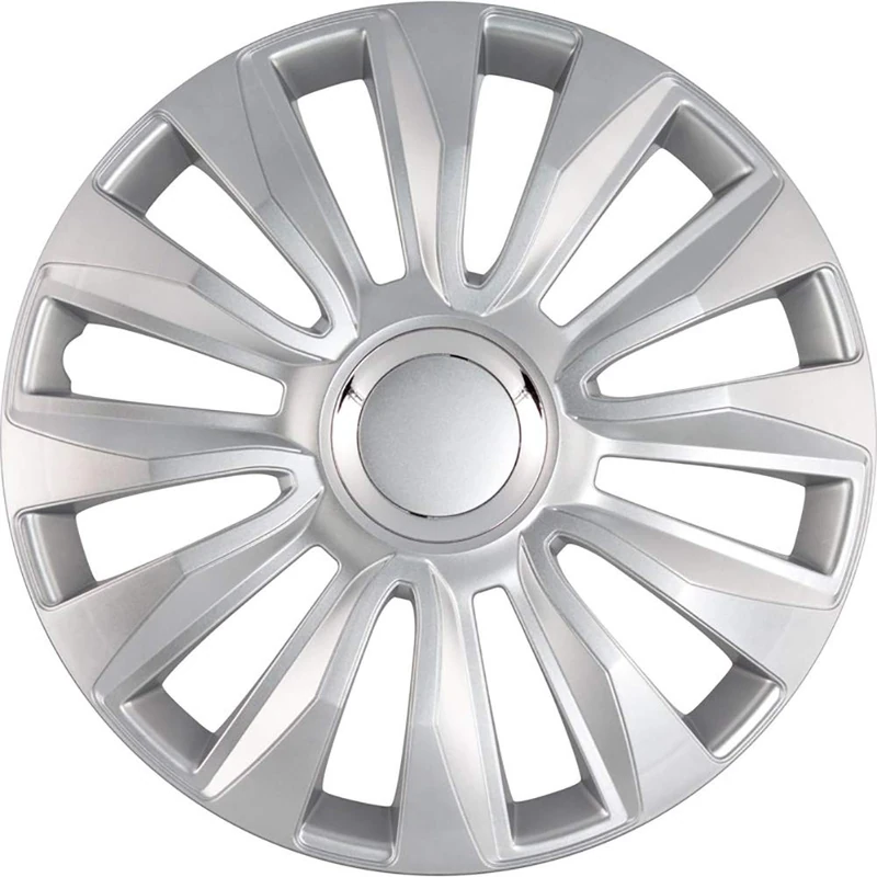 AutoStyle Set wheel covers Avalone Pro 15-inch silver + chrome ring