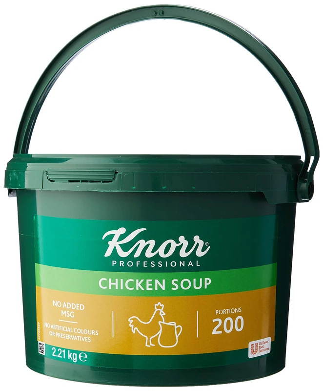 Knorr Professional Chicken Soup Mix, 200 Portions (Makes 34 Litres), 1 Pack - Image 1