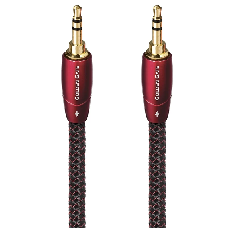 audioquest 3 m Golden Gate 3.5 mm Audio Cable 3.5 mm Black - Audio Cable (3.5 mm, 3.5 mm, Copper, 3 m, Black)
