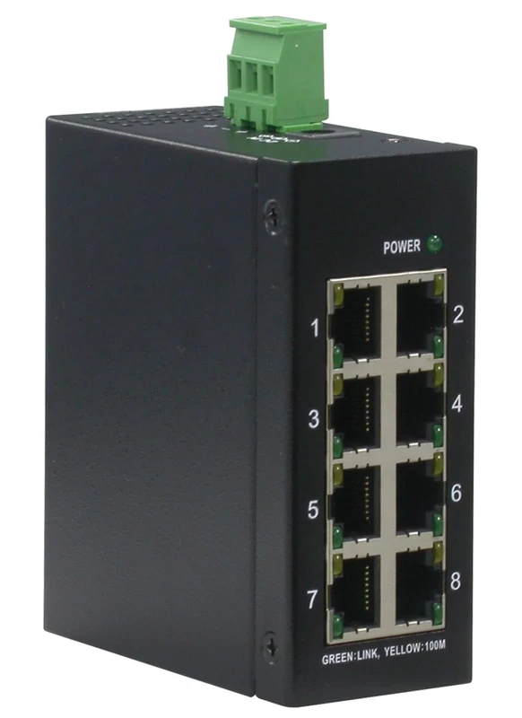 Roline Industrial Switch | 8x RJ-45 | Unmanaged