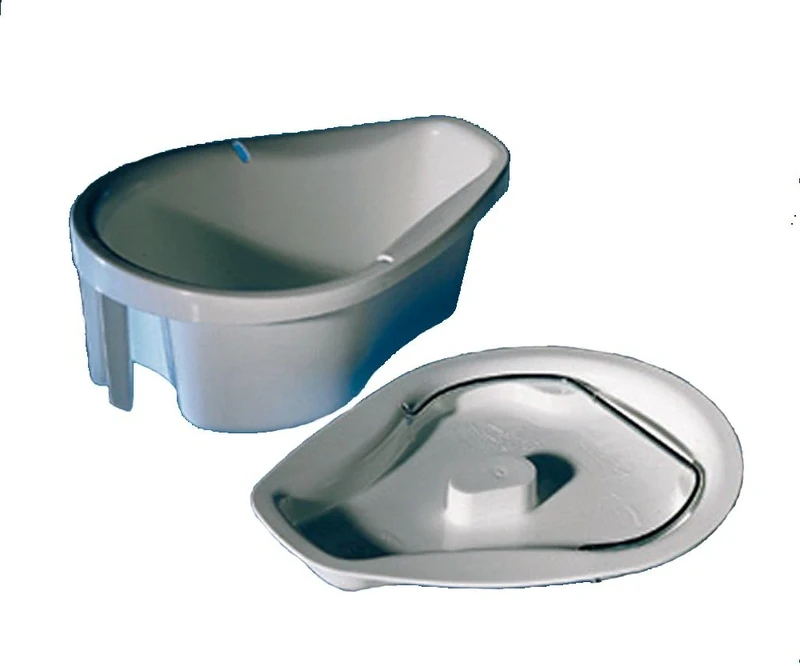 NRS Healthcare Combi Tilt-in-Space Shower Chair Accessory - Potty with Lid - Image 1
