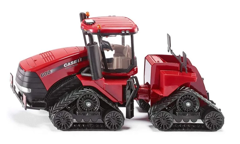 siku 3275, Case IH Quadtrac 600 crawler tractor, 1:32, Metal/Plastic, Red, Functional articulated joint and siku rear hitch