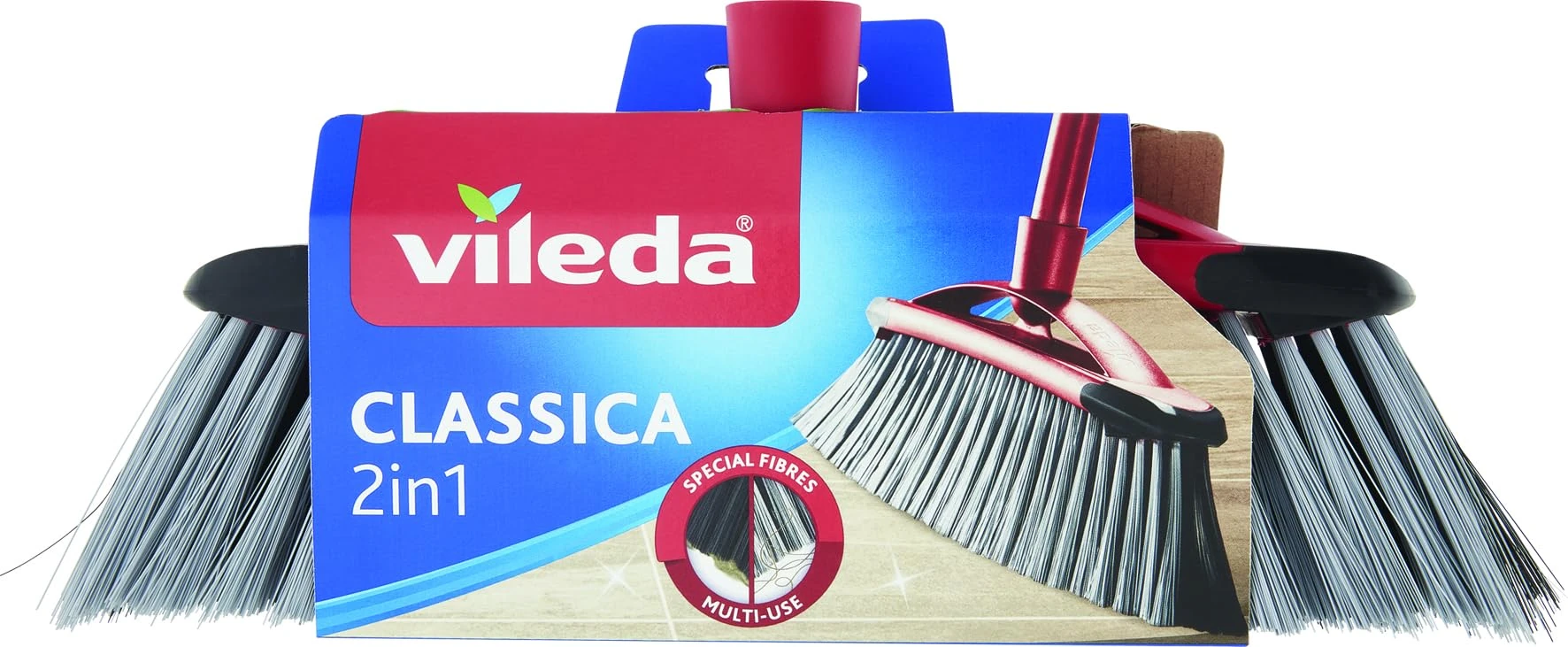 Vileda 141460 Classica 2-in-1 Indoor Broom