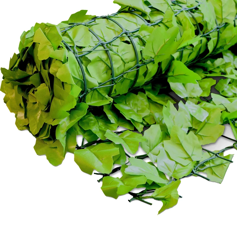 Windhager 06500 Privacy Screen for Balcony Patio Fence 100 x 300 cm Green