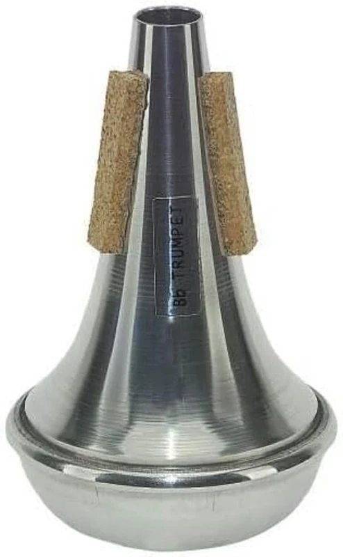 Tom Crown mute straight trumpet, aluminium body