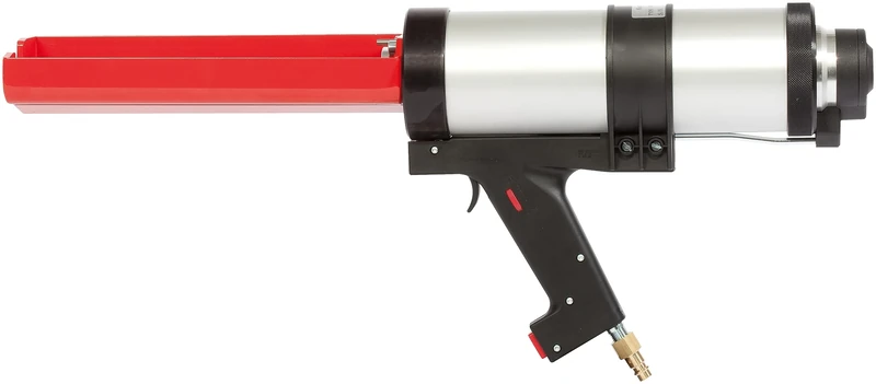 fischer FIS DP S-L Pneumatic Extrusion Gun with Compressed Air Technology for 2 Chamber Cartridges up to 585 ml Capacity, Ergonomic Design for Optimal Handling