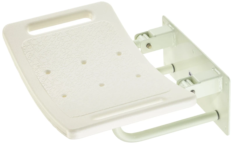 Homecraft Wall Mounted Shower Seat, Folding Bathroom Safety Aid, Added Safety, Independence, & Stability, Handicapped, Disabled, Elderly, & Recovering Daily Living Aid (Eligible for VAT relief in the UK)