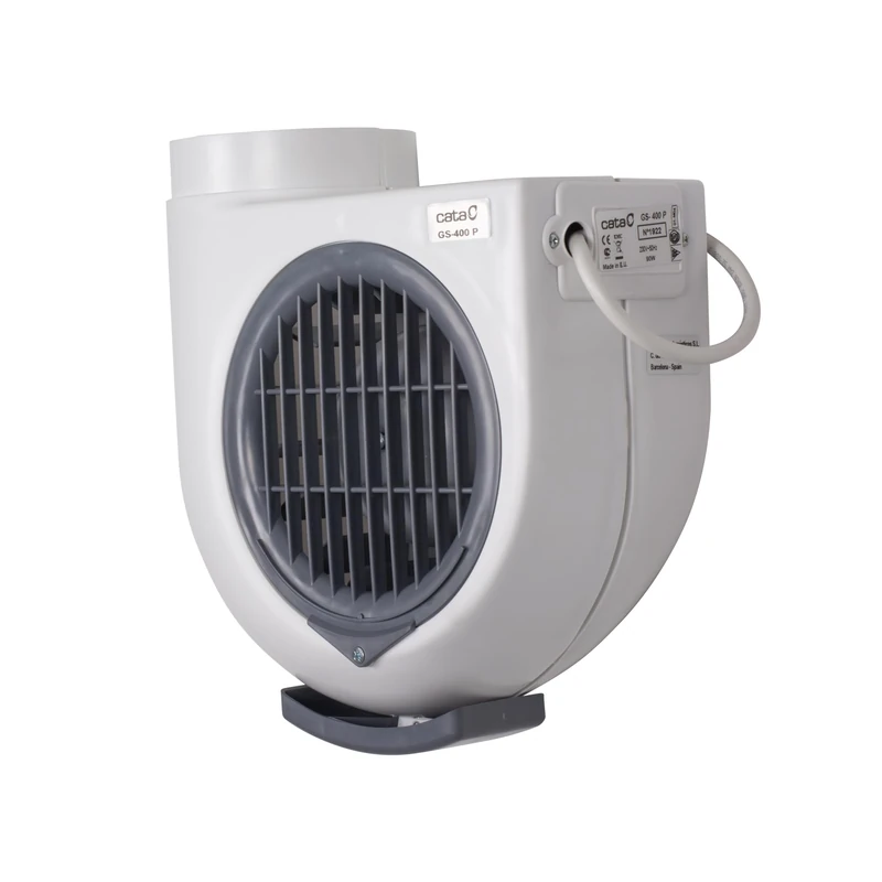 Cata Gs 400 P Centrifugal Extractor Fan for Kitchens - 60 W - White/Grey
