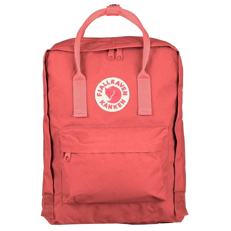 Fjällräven Lightweight Kanken Kids' Outdoor Hiking Backpack,Peach Pink, 13 cm x 27 cm x 38 cm, 16 L