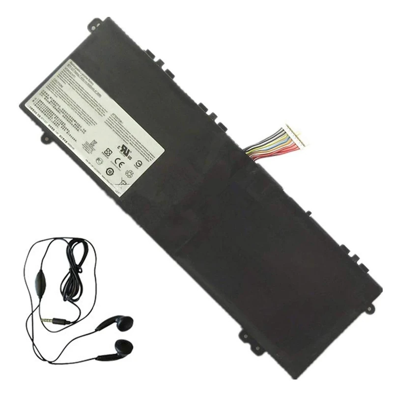 amsahr BTY-S37-03 Replacement Battery for MSI BTY-S37, MSI GS30, GS30 2M 001US, GS30 2M-013CN, MS1-13F1 Series - Includes Stereo Earphone ()