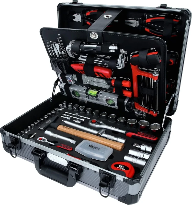 KS Tools 911.0727 1/4 x 1/2-inch Superlock Uni Tool Kit (127 Pieces)