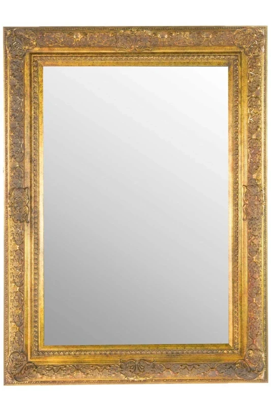 FRAMES BY POST Ornate Gold Mirror Antique Design Shabby Chic Large Over Mantle 3FT10 X 2FT10