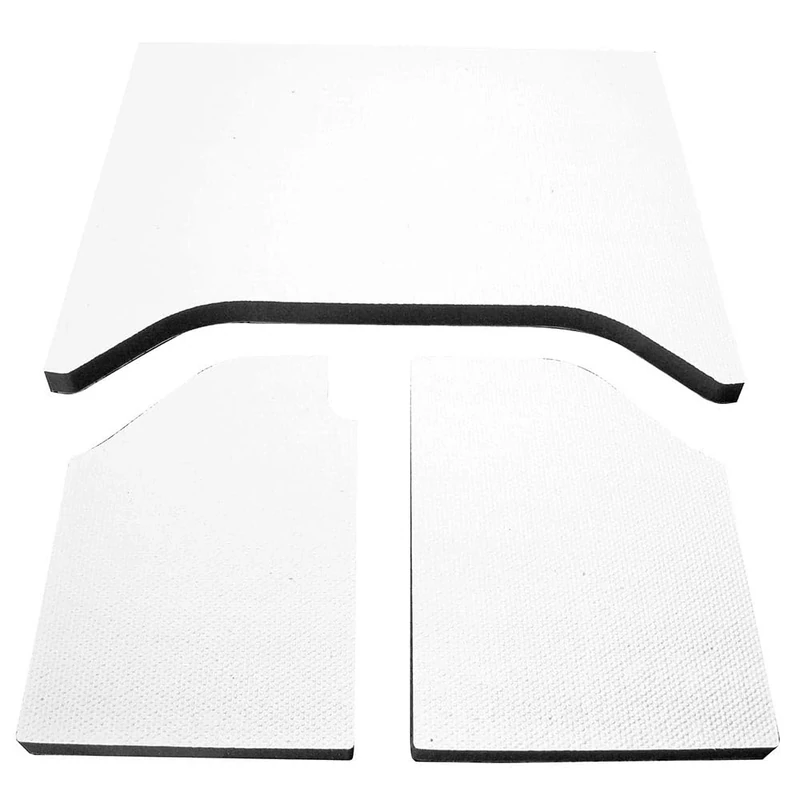 Design Engineering 050136 Boom Mat White Sound Deadening Headliner Compatible with 2-Door Jeep Wrangler (2007-2010)