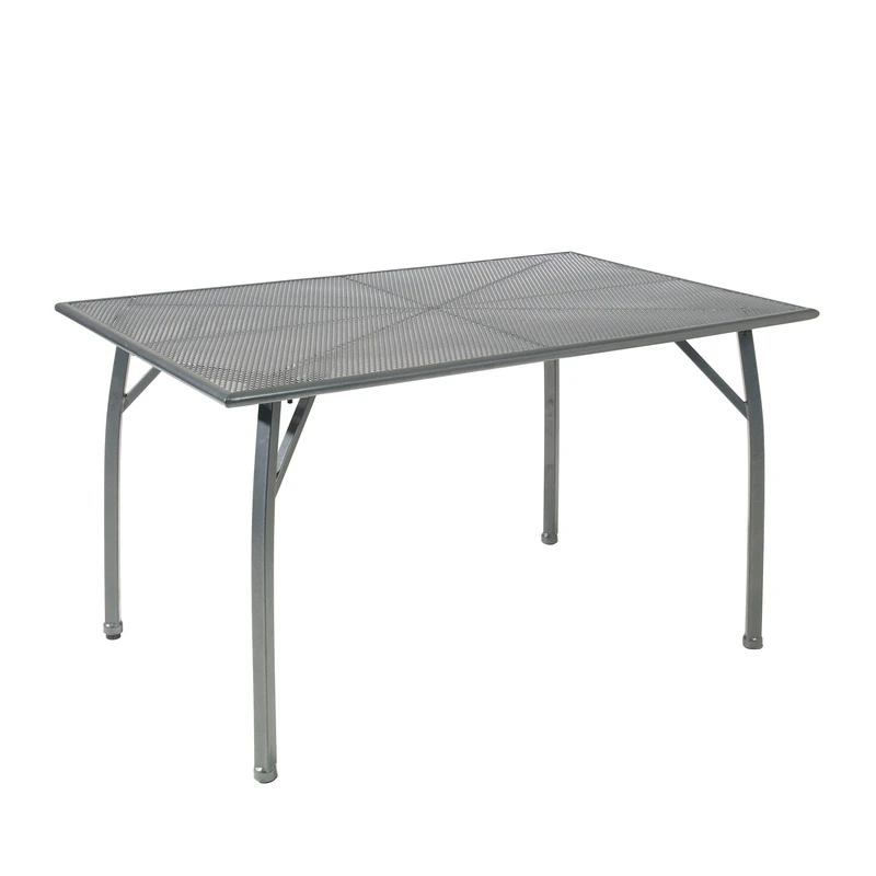 greemotion Bistro Table Toulouse - Bistro Table Metal for the Terrace - Patio Table Only, Without Chairs - 140 cm Table in Steel - Garden Furniture - Image 1