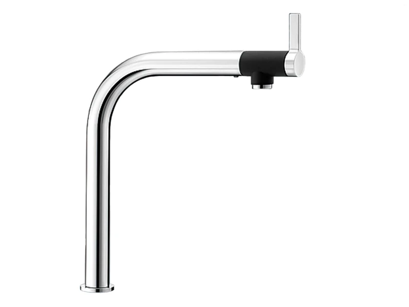 BLANCO Vonda 518434 High-Pressure, Designer Kitchen Mixer Tap with Front Control, Chrome Finish, 1 Piece