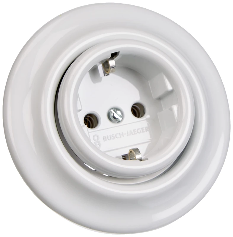 Busch-Jaeger Schuko Flush-Mounted Outlet Socket - 20 EUJ-64