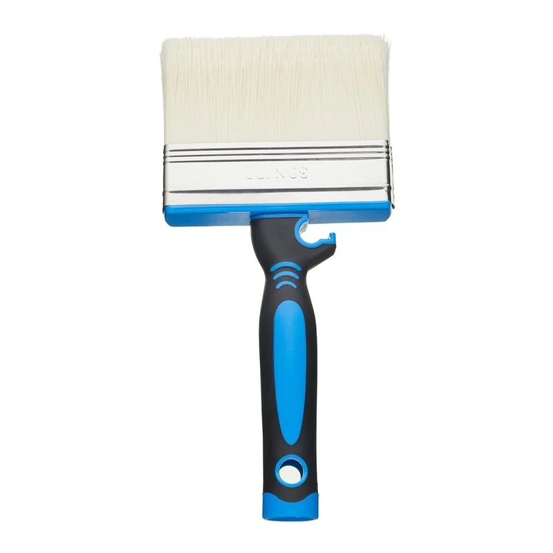 Fit For The Job Block Brush 4 inch Large Capacity for Emulsion with High Volume Coverage and Fast Painting with Emulsion Paints on Indoor and Outdoor Walls