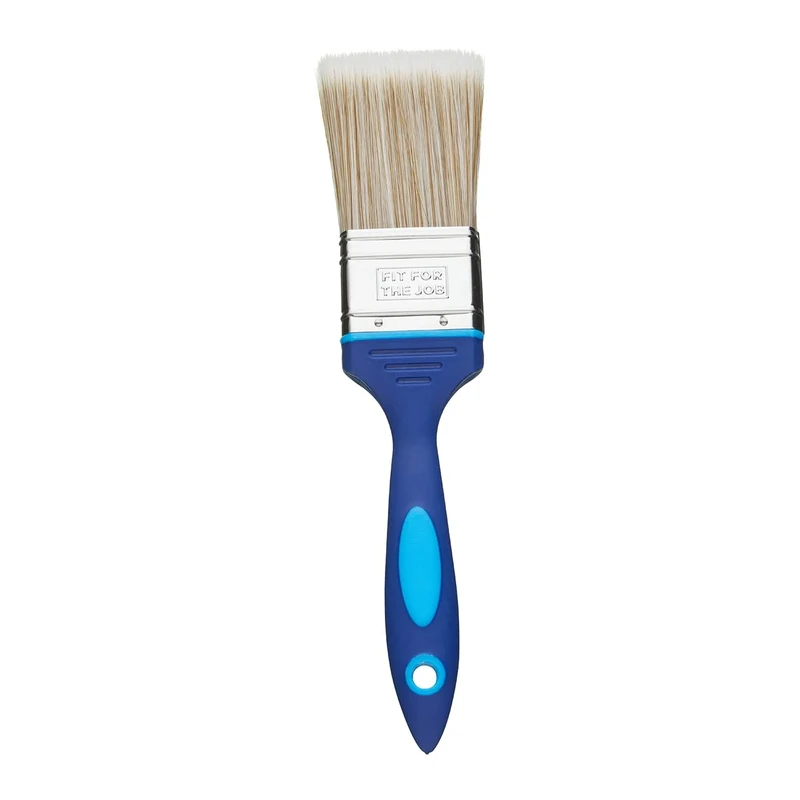 Fit For The Job 2 inch No Bristle Loss DIY Paint Brush For A Smooth Finish Painting with Emulsion, Gloss and Satin Paints on Walls, Ceilings, Furniture, Wood & Metal, 2" 50mm