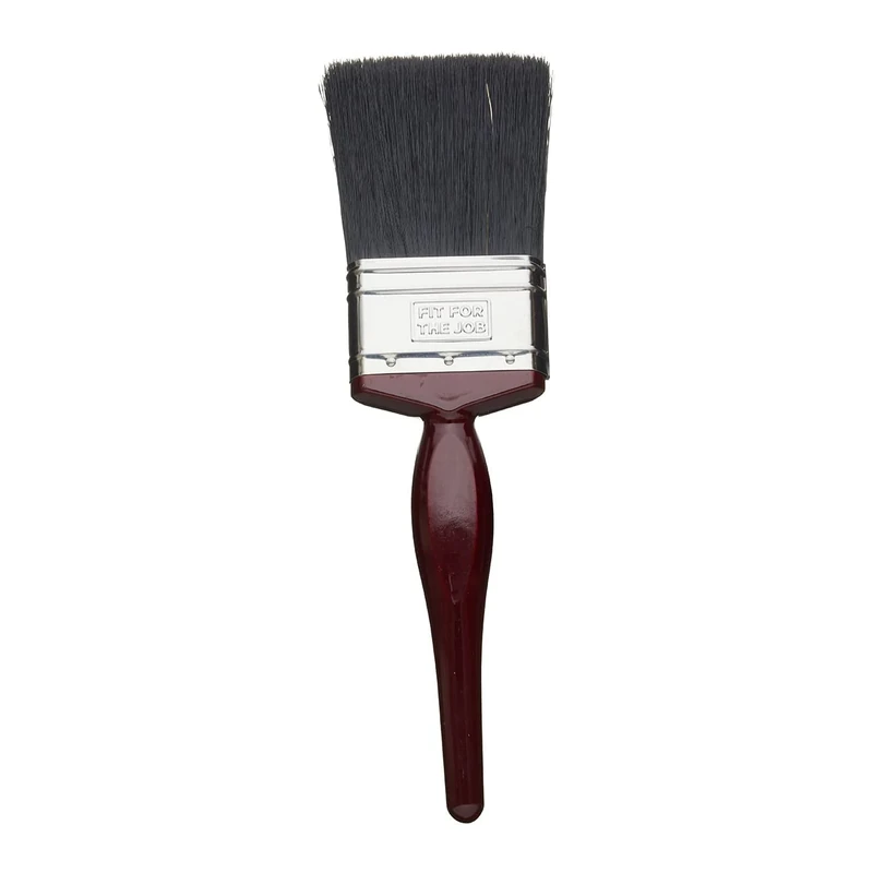 Fit For The Job 2.5 inch All Purpose Mixed Bristle Paint Brush for a Smooth Finish Painting with Emulsion, Gloss and Satin Paints on Walls, Ceilings, Wood and Metal, 2.5" 63mm