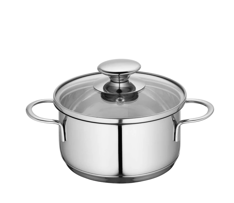 Küchenprofi 2370702814 Stainless Steel Pot with Glass Lid || Induction