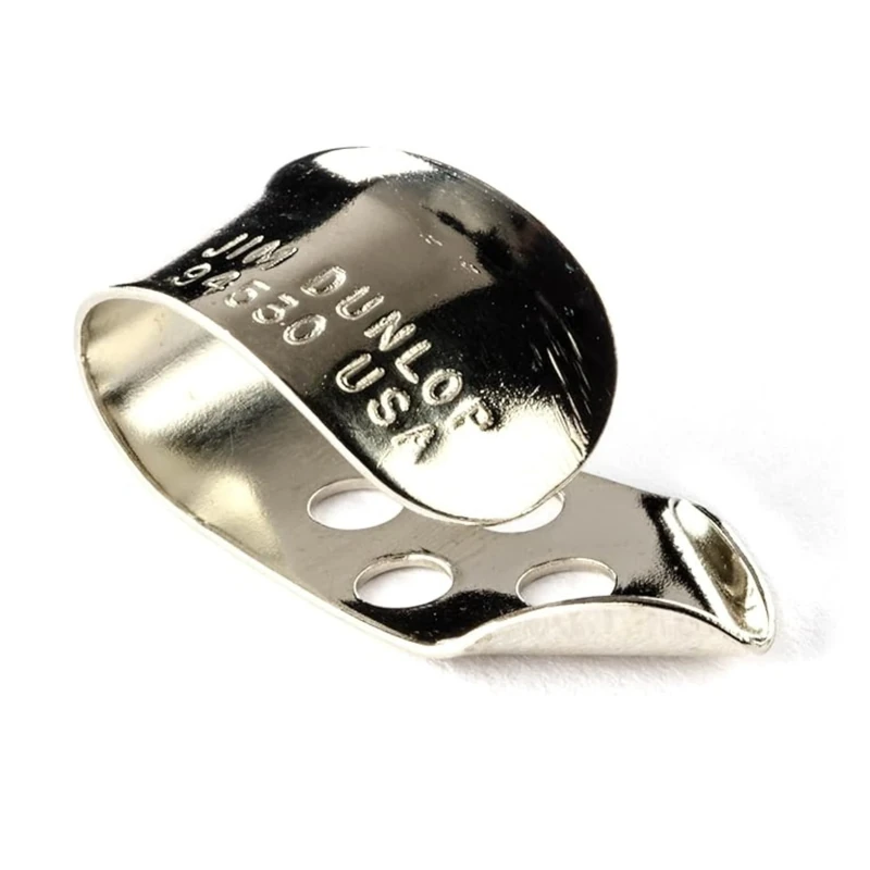 Dunlop 3040TL Nickel Silver Thumbpicks, Left Handed, .025", 50/Box