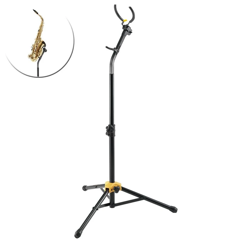 Hercules DS730B AGS Alto/Tenor Saxophone Stand, Black