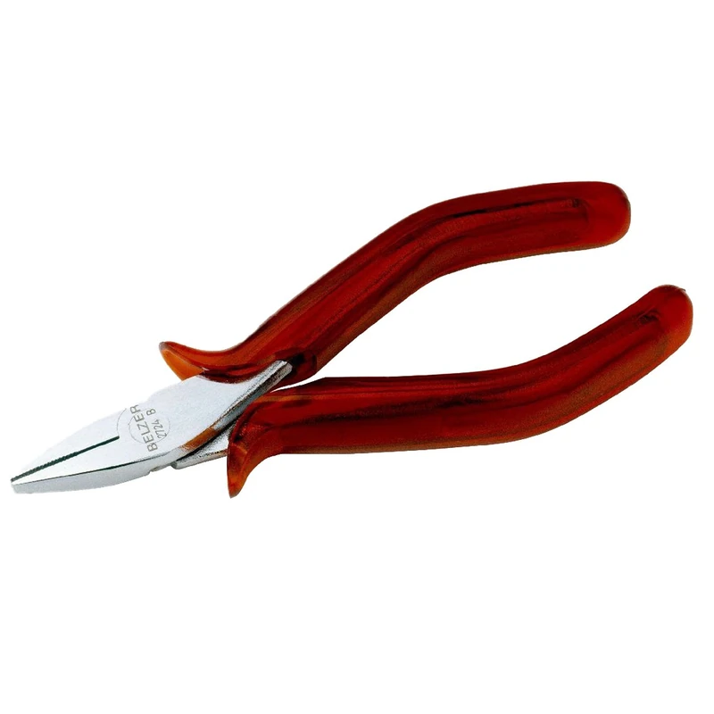 Bahco Flat-Nosed Pliers-Chrome-Plated, Straight, 125 MM
