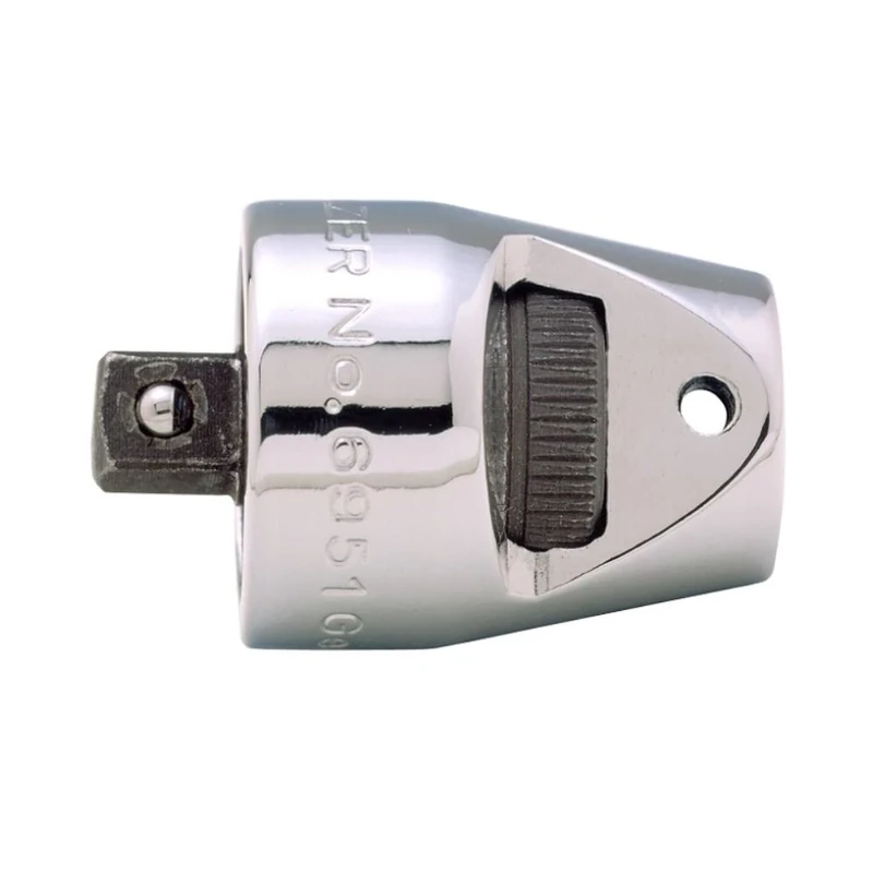 Bahco 6951 Ratchet Adaptor with 60 Teeth/6 Degree Action Angle, Grey, 1/4-Inch