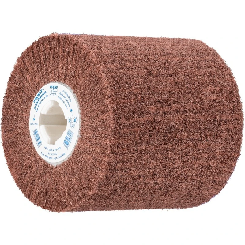 Pferd 44641028 PNL-W 100100 A 280 Polinox Abrasive Roller 100 x 100 mm Grit Size A280 Aluminium Oxide - Image 1