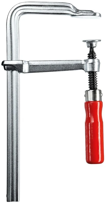 Bessey GS25 Classix GS All-Steel Screw Clamp, Red/Black, 250/120 mm