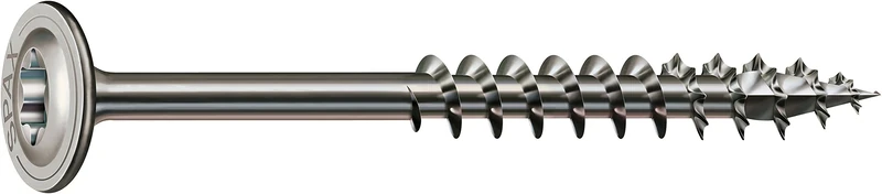 Spax Woodworking Screws, Stainless Steel, 257000801405