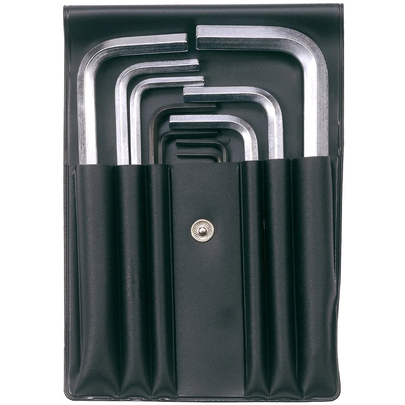 Bahco 1997M/10T Chrome Plated Hexagon Offset Screwdriver Set, Silver, Set of 10 Piece