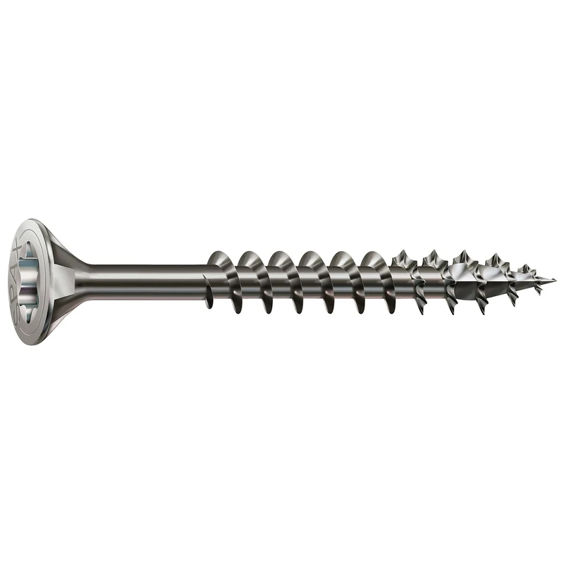 Spax T-Star Plus – All-Purpose Screw, Countersunk Head, T, 4Cut, Partial Thread, Stainless Steel A2, 1.4567 – 0197000350303, 0197000500803