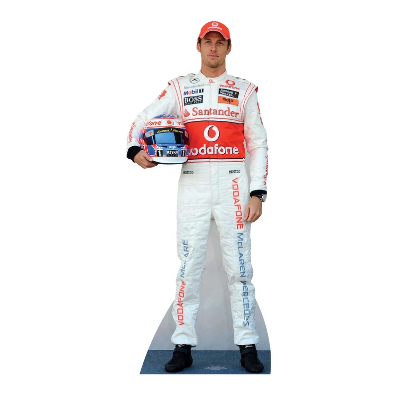 Star Cutouts Cut Out of Jenson Button