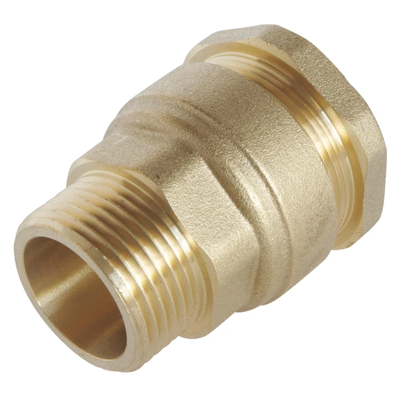 SOMATHERM FOR YOU Threaded Coupler PE Brass ACS/Diameter 50-40x49(1.5 Inches)/Thread (Male)