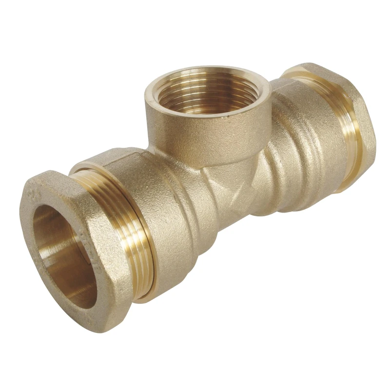 Somatherm 850-63-50S Tee Female to Centre PE63-F50/60, Grey