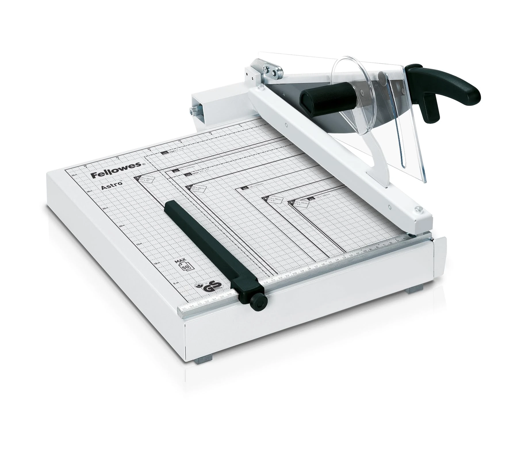Fellowes Astro A4 Guillotine – Drawing Max. Cutting Capacity: 50 Sheets – Grey