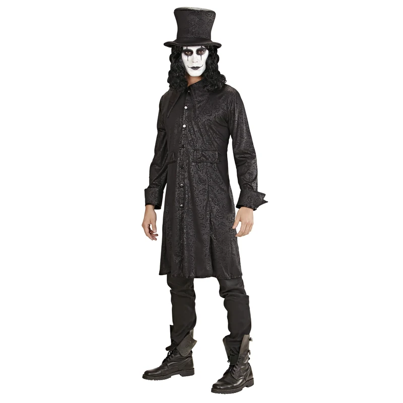 Mens the Raven Costume Medium UK 40/42" for Halloween Fancy Dress - Image 1