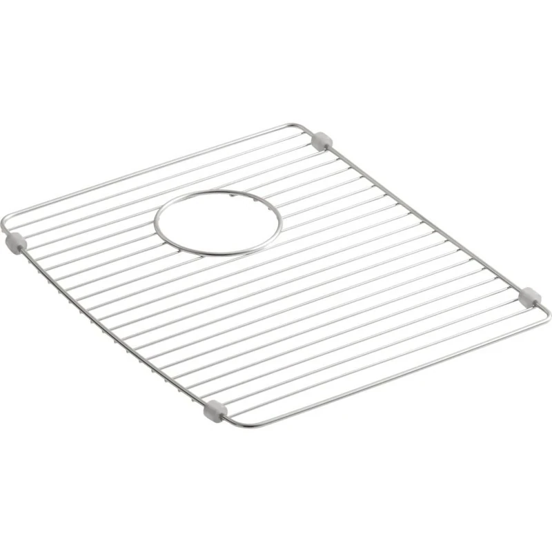 KOHLER K-6122-ST Deerfield Sink Right Basin Sink Rack, Stainless Steel