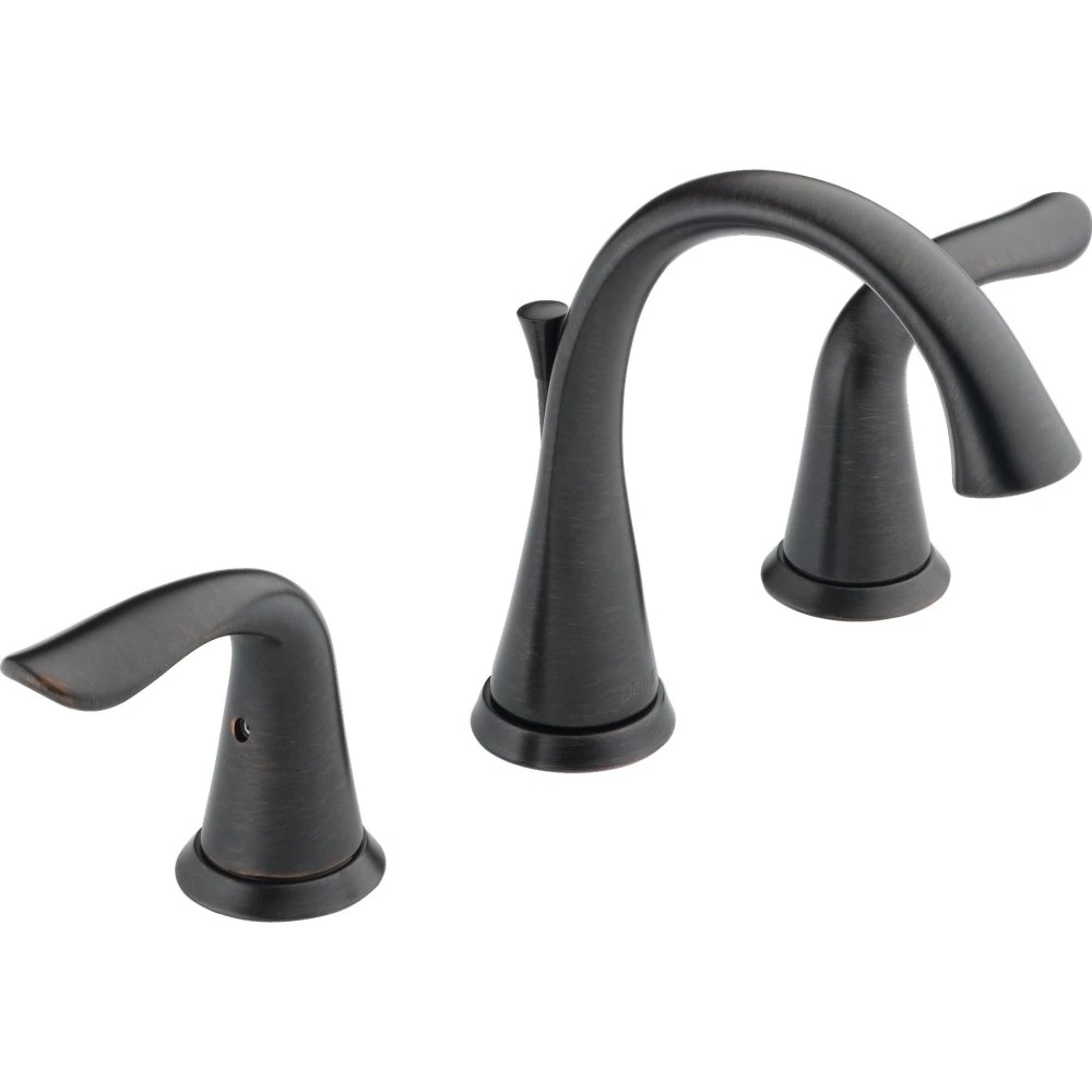 DELTA FAUCET 3538-RBMPU-DST Lahara 2-Handle Widespread Bathroom Faucet, Venetian Bronze, 5.00 x 16.00 x 5.00 inches