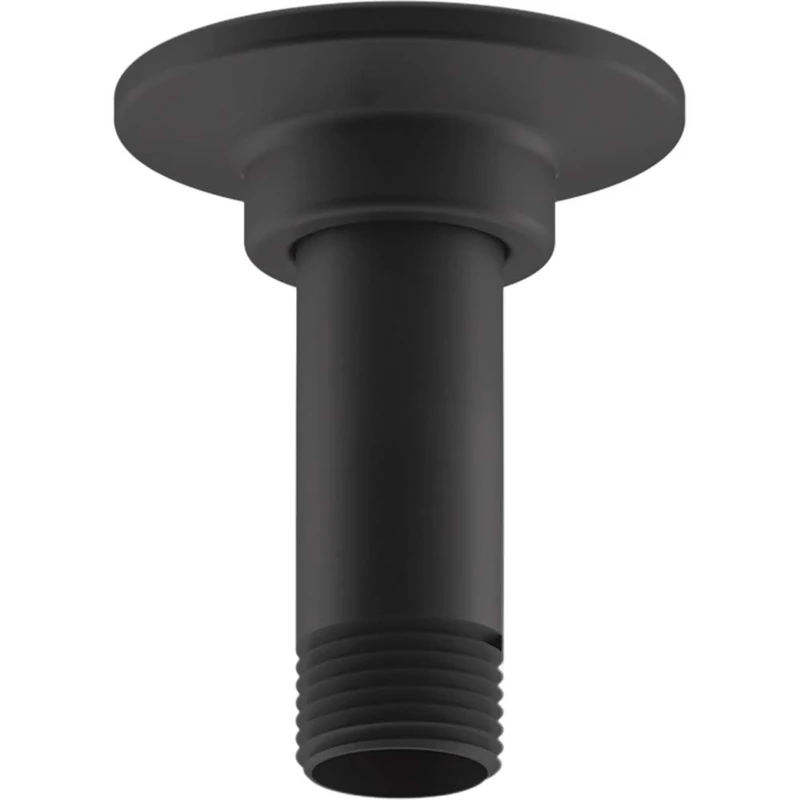 Kohler 7396-BL Shower Arm and Flange, Matte Black