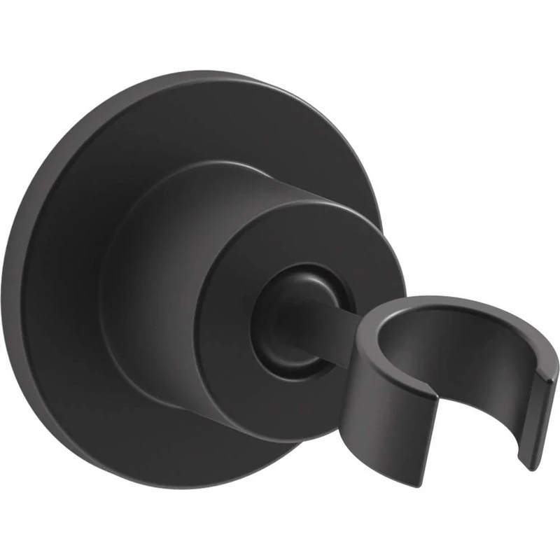 Kohler 975-BL Adjustable Wall-Mount Holder, Matte Black