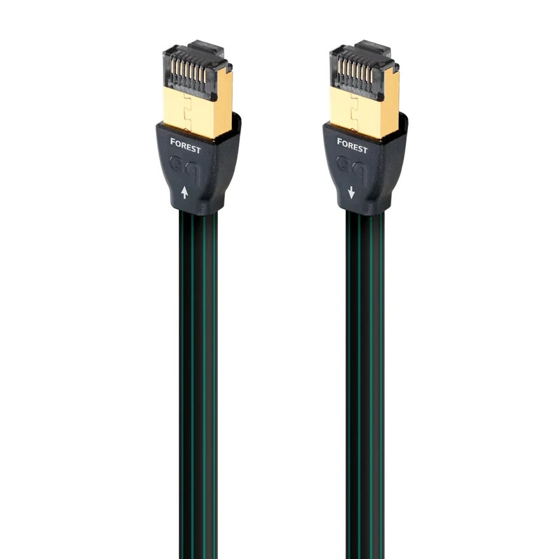 AudioQuest 1.5m RJ/E Forest Network Cable 1.5m Cat7 Black - Network Cables (1.5m, Cat7, RJ-45, RJ-45, Black)