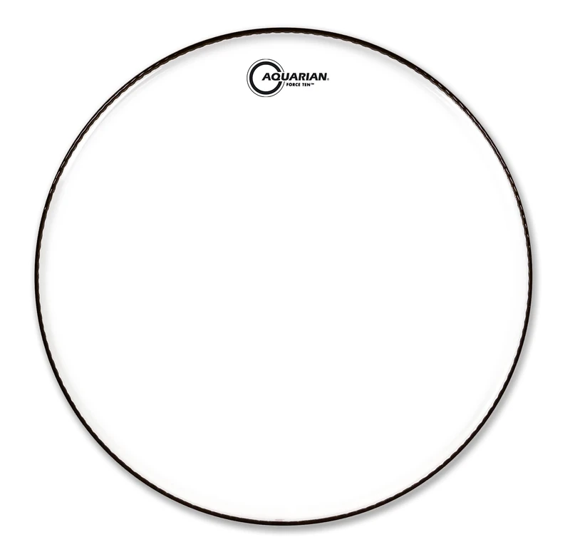 Aquarian FOR18 Force Ten™ Series - 18 inch Drumhead - Clear - Image 1