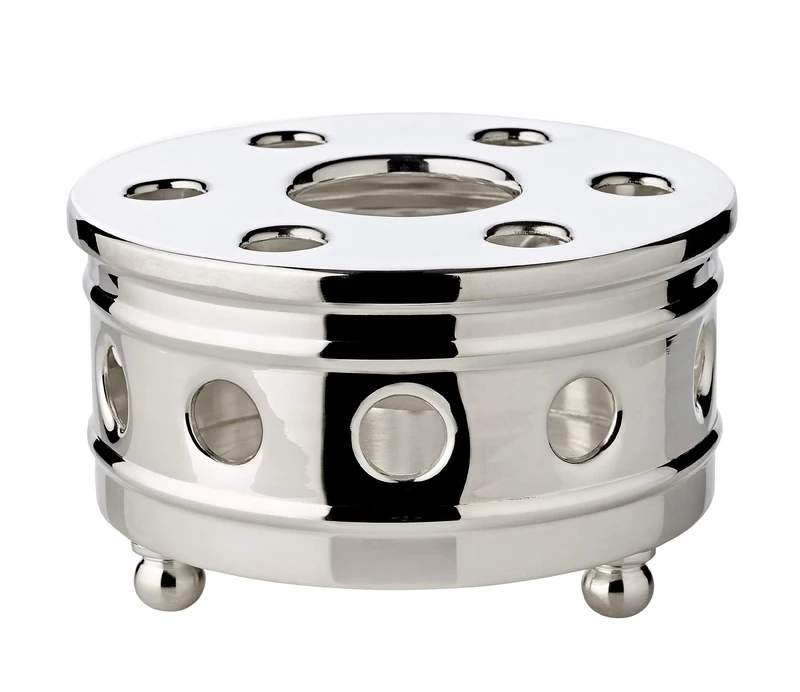 EDZARD teapot warmer Lydia, heavy silver plated, Ø 5 in, for tealight candle
