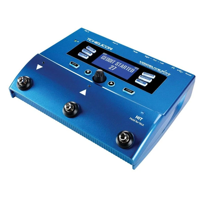 TC Helicon VOICELIVE PLAY 3-Button Vocal Effects Stompbox with Looping, Compatible with PC and Mac