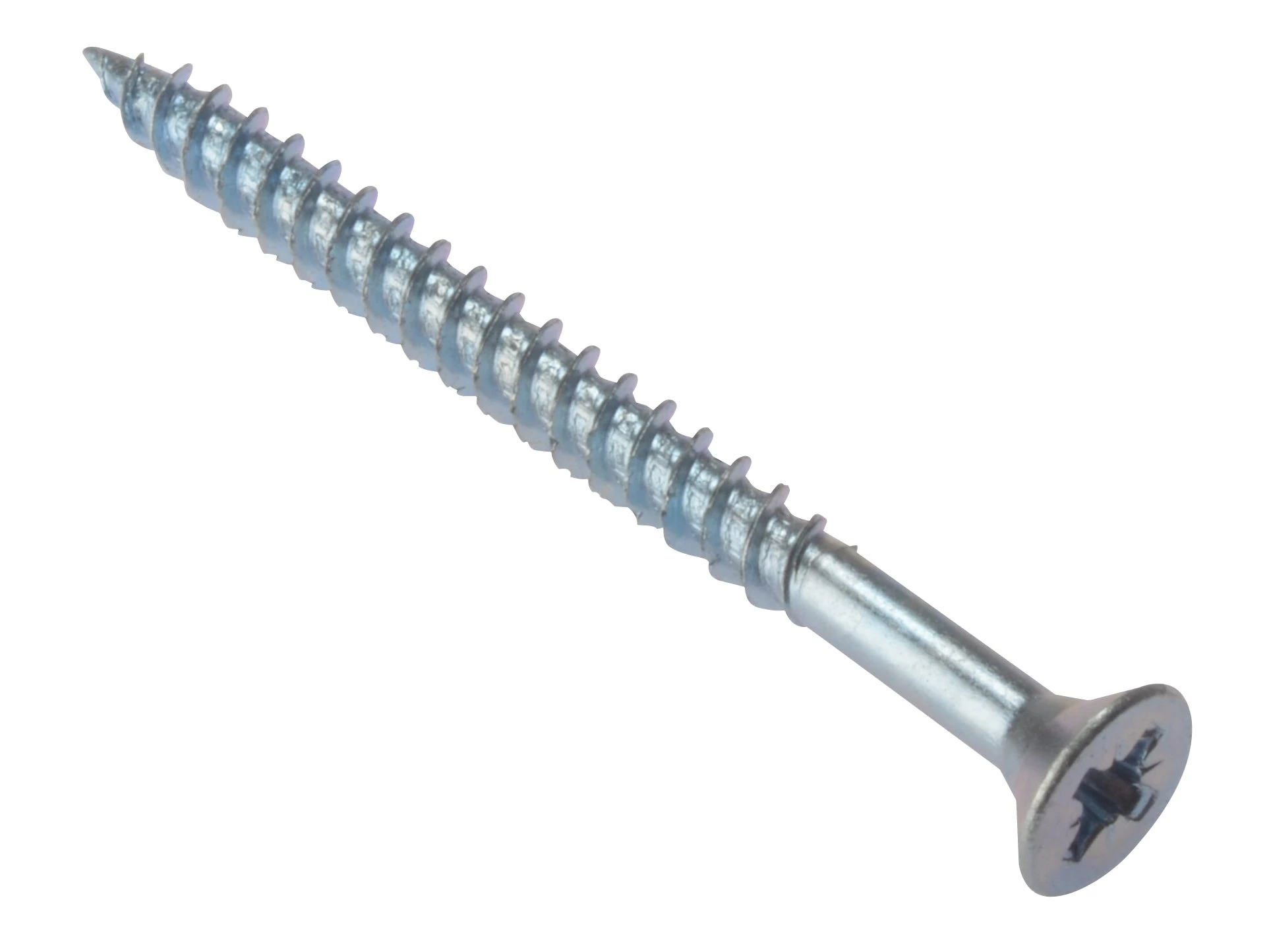 ForgeFix General-Purpose Twin Thread Screws | 3" x 12 | Zinc Plated | Box 100