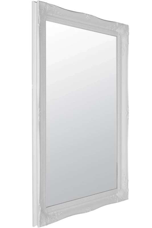 3FT6 X 2FT6 WHITE FRAMED BEVELLED WALL MIRROR NEW Beautiful Ornate Design Shabby Chic Over Mantle Big Wall Mirror. GL28