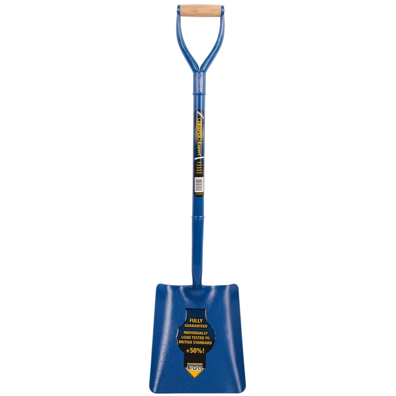 Draper 07194 Wooden MYD Square Mouth Spade, Blue,Beige