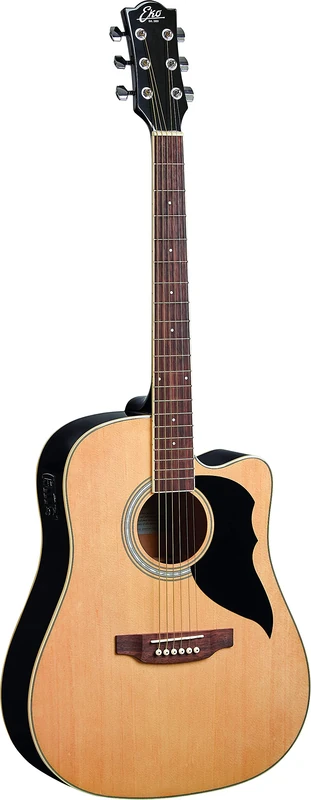 Chitarra acustica elettrificata Tavola in abete laminate, fasce e e background in linden. Adatto a chi fa il primo passo nel mondo della chitarra acustica. Dotata di preamp VAN3L EQ - Image 1